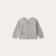 Baby Boys & Girls Grey Cashmere Cardigan For Sale