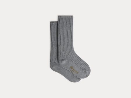 Baby Boys & Girls Grey Cotton Socks Online now