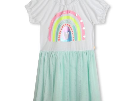 Girls White Rainbow Dress For Sale