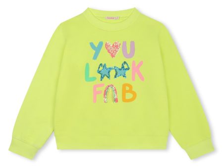 Girls Yellow Sweatshirt For Discount