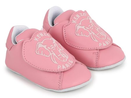 Baby Boys & Girls Pink Flat Shoes For Cheap