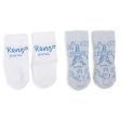 Baby Boys & Girls Blue Cotton Socks Set(2 Pack) Online Hot Sale