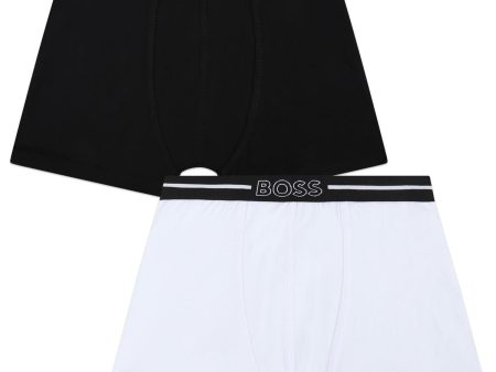 Boys Black Cotton Underwear Set(2 Pack) Supply