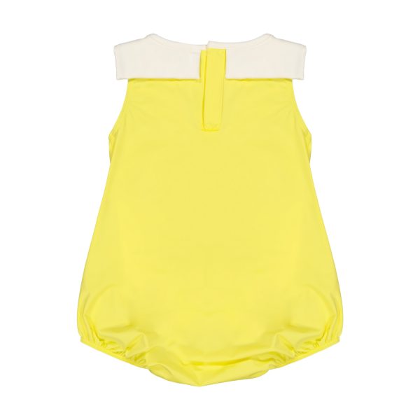 Baby Girls Yellow UV Protective Swim Babysuit(UPF50+) For Discount