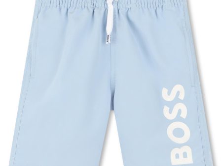 Boys Light Blue Swim Shorts For Cheap