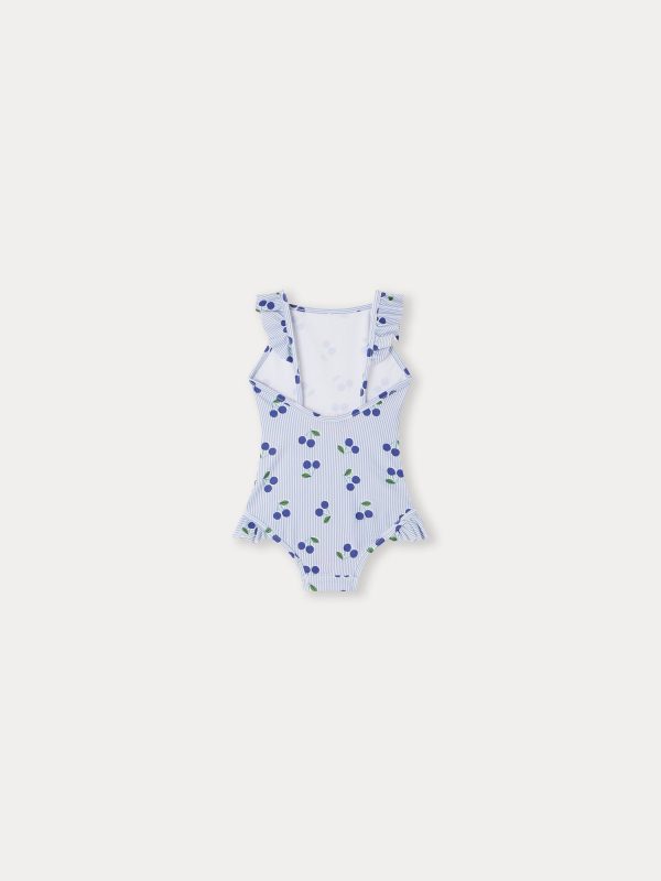 Baby Girls Blue Stripes Swimsuit Sale