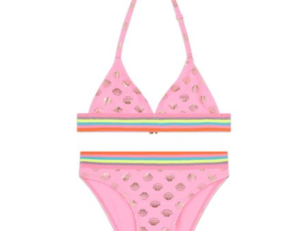 Girls Pink Swimsuit Cheap