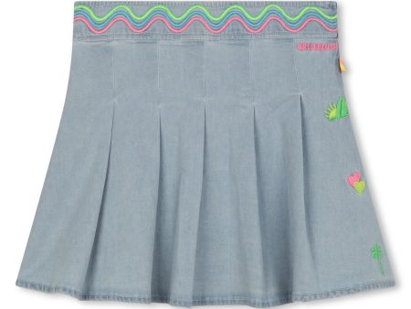 Girls Blue Skirt For Discount