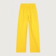 Women Yellow Cotton Trousers Online Hot Sale