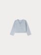 Baby Girls Blue Cotton Cardigan Online Sale