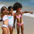 Girls Pink Swimsuit Cheap