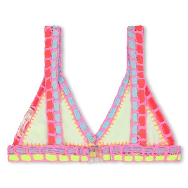 Girls Fluo Yellow Swimsuit Online Hot Sale