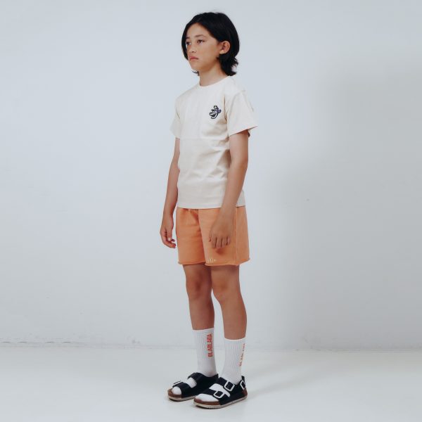 Boys & Girls Beige Cotton T-Shirt Online now