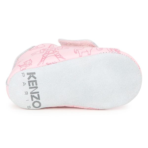 Baby Boys & Girls Pink Flat Shoes For Cheap