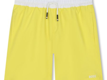 Boys Yellow Swim Shorts Supply