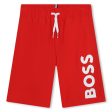 Boys Red Swim Shorts Discount