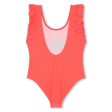 Girls Orange Swimsuit Hot on Sale