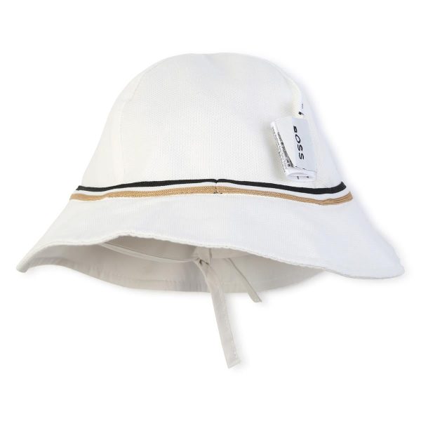 Baby Girls White Sun Hat Fashion