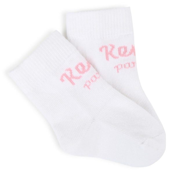 Baby Boys & Girls Pink Cotton Socks Set(2 Pack) Online Sale