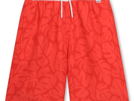 Boys Orange Swim Shorts Hot on Sale