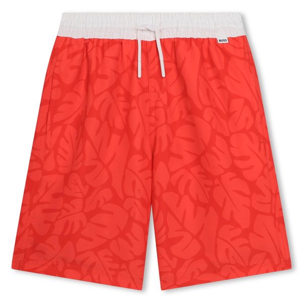 Boys Orange Swim Shorts Hot on Sale