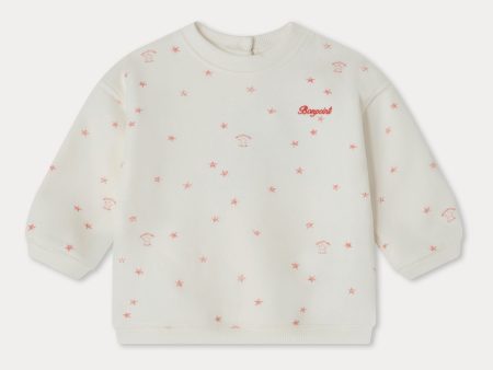 Baby Boys & Girls White Cotton Sweatshirt Supply