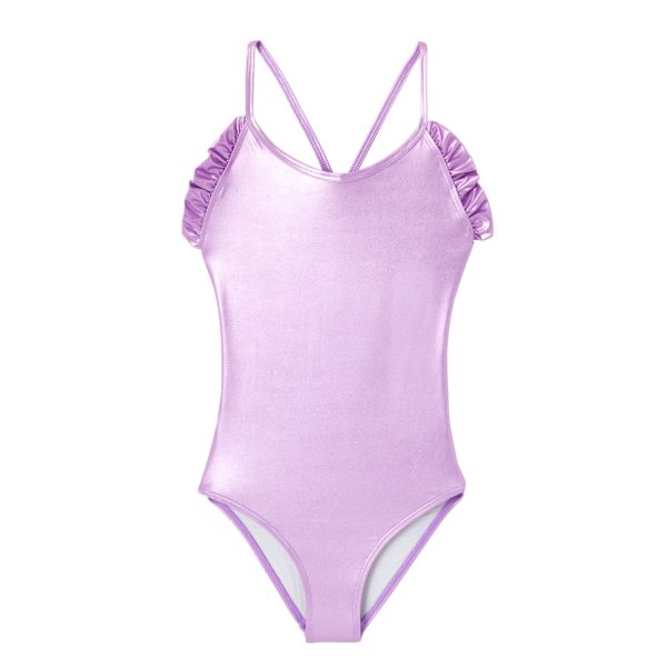 Girls Purple Swimsuit Sale