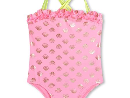 Baby Girls Pink Swimsuit Fashion