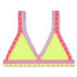 Girls Fluo Yellow Swimsuit Online Hot Sale