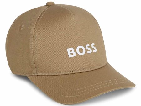 Boys Beige Cap For Discount