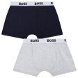 Boys Dark Blue Cotton Underwear Set(2 Pack) Online Sale