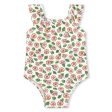 Baby Girls White Flowers Swimsuit For Sale