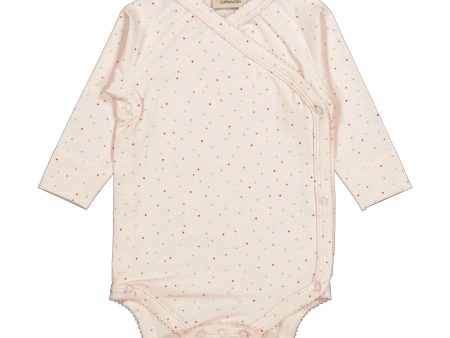 Baby Boys & Girls Beige Dots Babysuit Discount