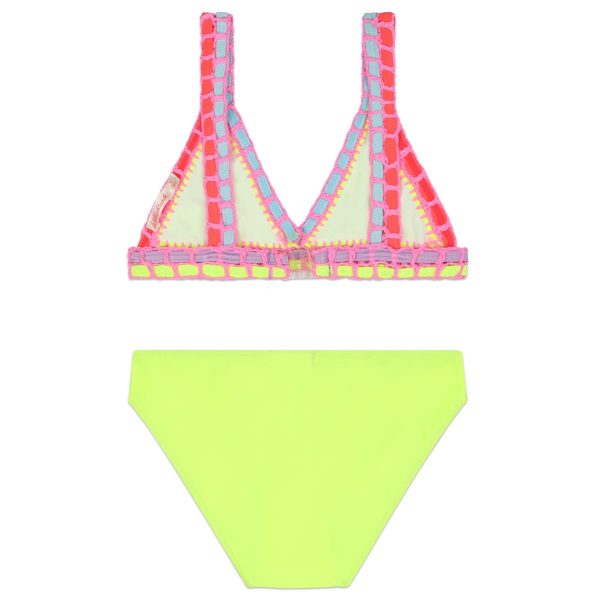 Girls Fluo Yellow Swimsuit Online Hot Sale