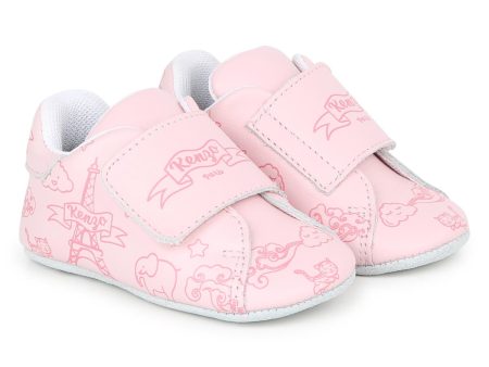 Baby Boys & Girls Pink Flat Shoes For Cheap