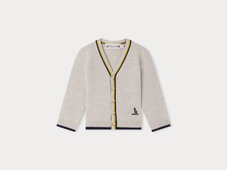 Baby Boys Grey Wool Cardigan Discount