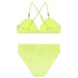 Girls Fluo Yellow Swimsuit For Sale