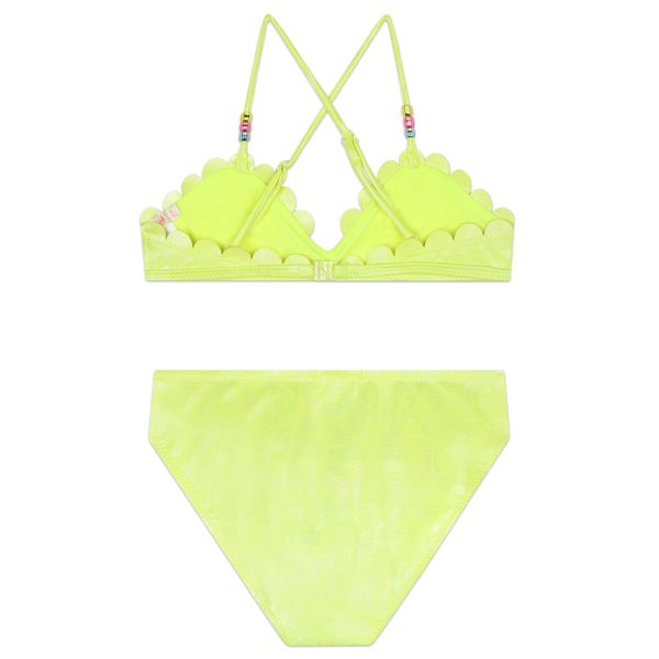 Girls Fluo Yellow Swimsuit For Sale