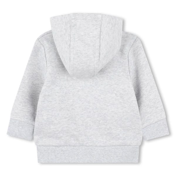 Baby Boys Grey Zip-Up Top Online Hot Sale