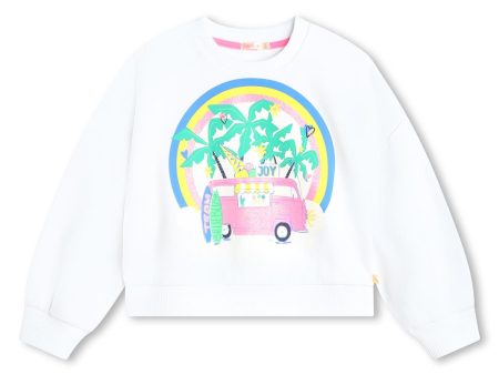 Girls White Sweatshirt Cheap