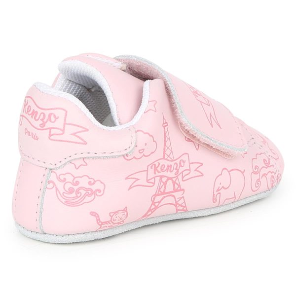 Baby Boys & Girls Pink Flat Shoes For Cheap