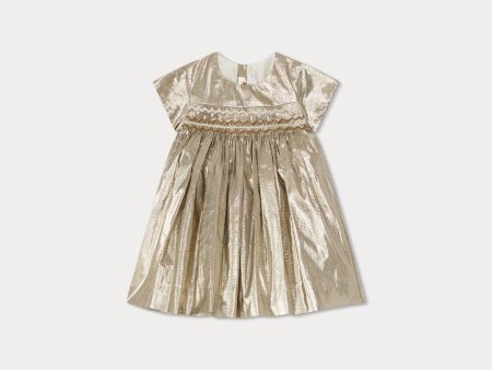 Baby Girls Champagne Dress For Sale