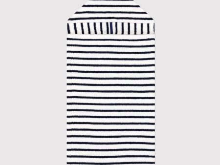 Baby Boys & Girls Navy Stripes Cotton Bath Towel Online