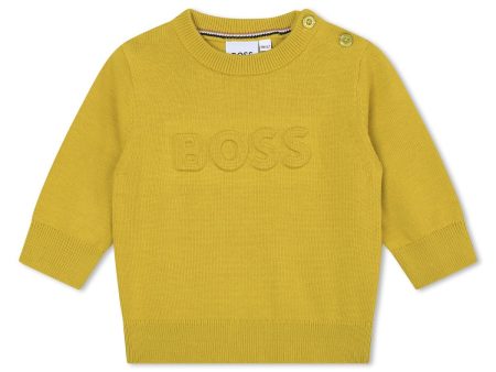 Baby Boys Green Logo Sweater Online