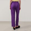 Women Purple Cotton Trousers Online Hot Sale