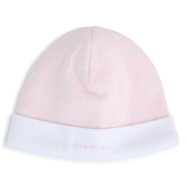 Baby Boys & Girls Pink Hat Set(2 Pack) For Sale