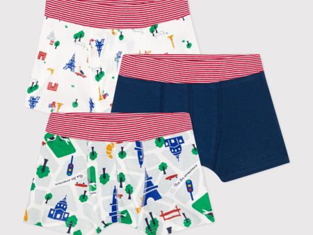 Boys Multicolor Cotton Underwear Set(3 Pack) For Cheap