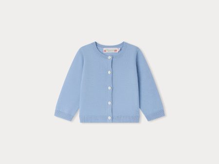 Baby Boys & Girls Blue Wool Cardigan Online now