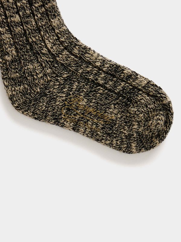 Baby Boys & Girls Dark Grey Cotton Socks Sale