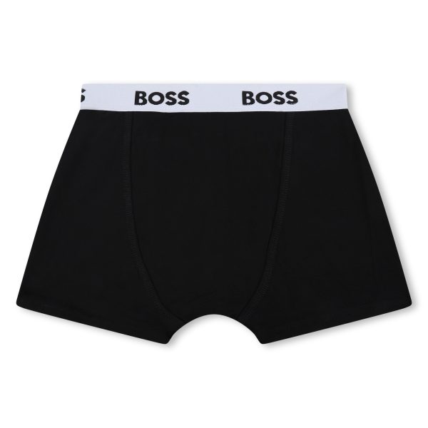 Boys Grey Cotton Underwear Set(2 Pack) Online